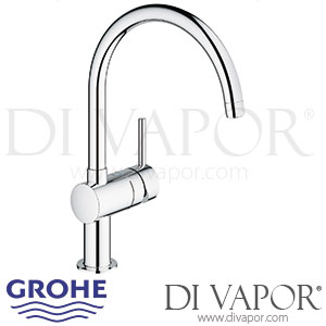 Grohe Minta Single-Lever Sink Mixer (1/2 Inch) - 2003 to 2007 - Spare Parts 32917000 GEN2